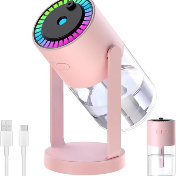 جهاز ترطيب هواء صغير بإضاءة ملونة 💧✨