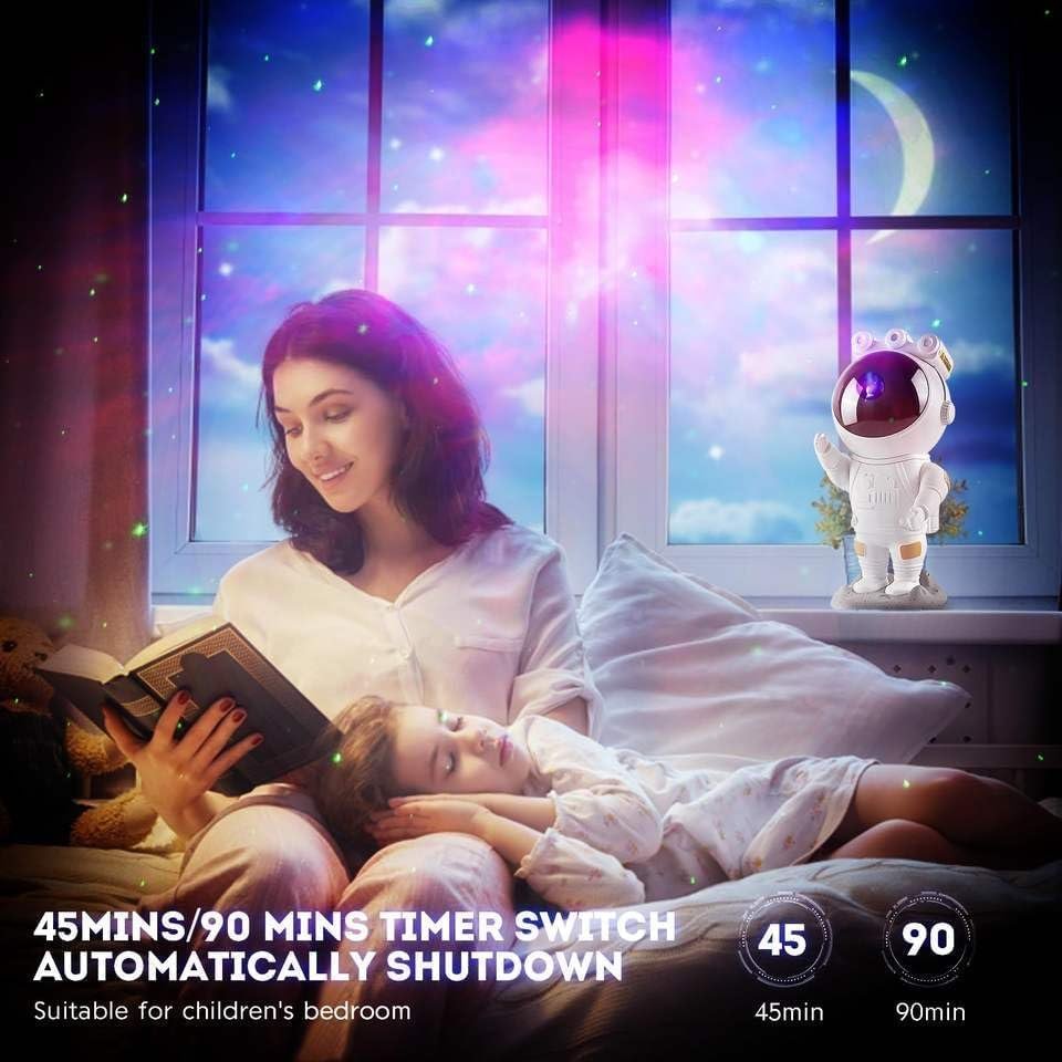 رجل الفضاء – جهاز عرض النجوم والفضاء بالبلوتوث 🤖🌌 - الصورة 14