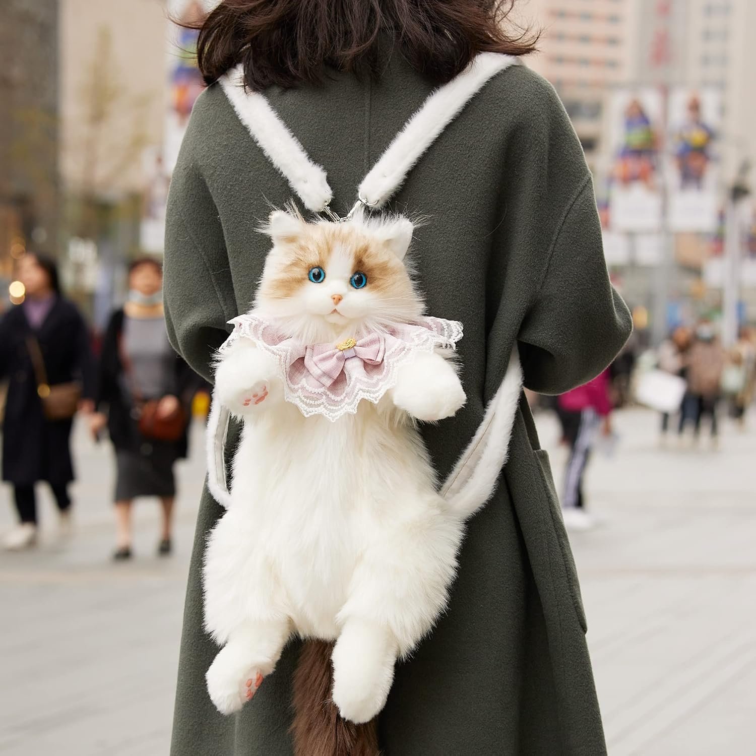 شنطة القطة الكيوت الفرو🐱