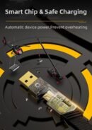 كابل شاحن USB متعدد 15 سم، شحن سريع 65 واط 3 في 1  (Lightning, Type-C & Micro USB)