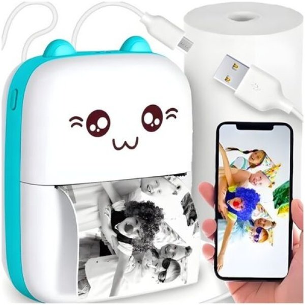 ميني برنتر حرارية محمولة بلوتوث – Mini Pocket Printer 📱✨